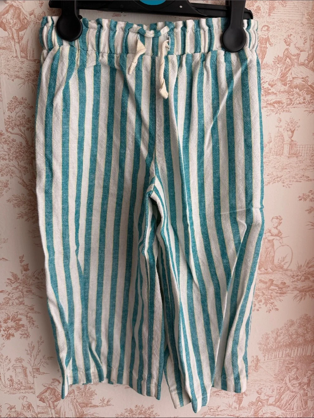 Old Navy Teal and White Striped Girls' Matching Set